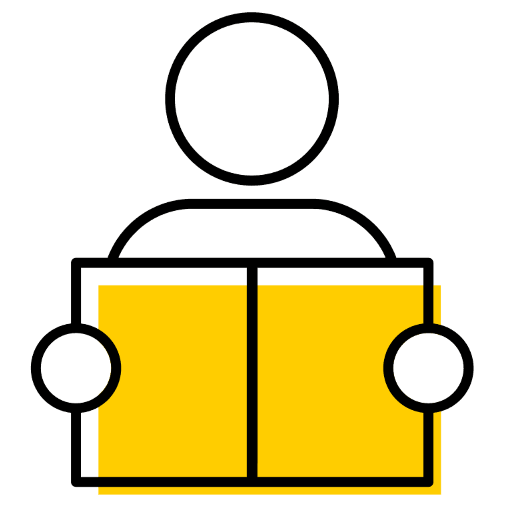 Reading two color icon