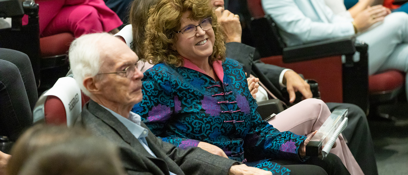 Dr. Nopoulos receiving an award